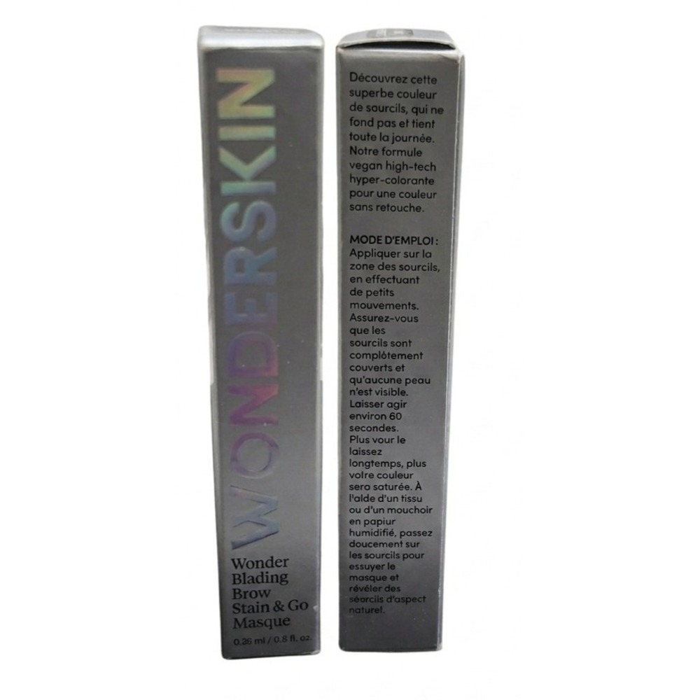 Wonderskin Wonder Blading Brow Stain & Go Masque Dark Brunette NIB 0.8 fl oz